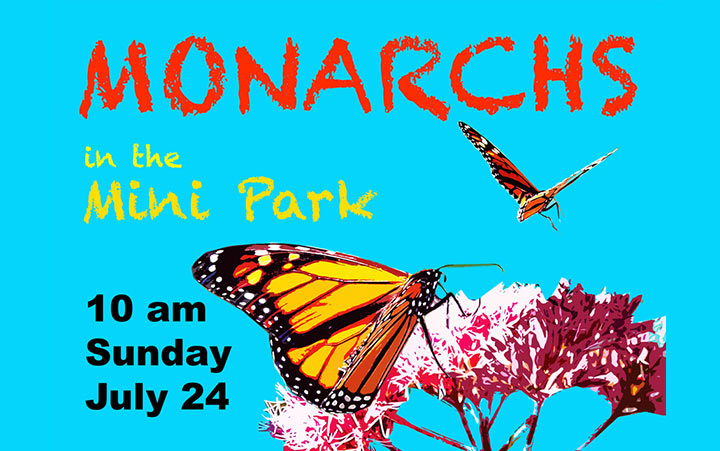 Celebrating the new Monarch Butterfly Waystation at Adams Mini Park!