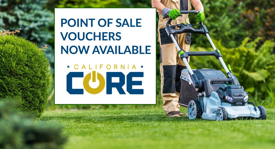 Point-of-sale vouchers now available to purchase discounted zero-emission landscaping equipment