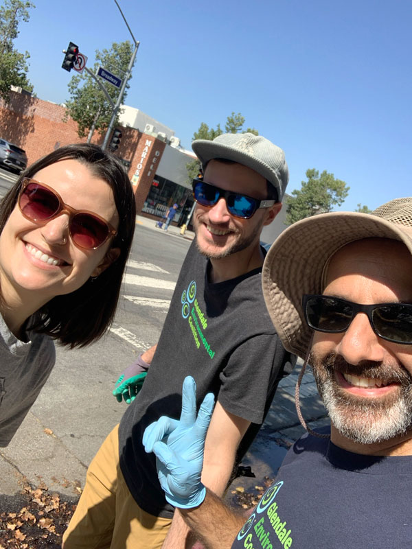 GEC picks up litter around Glendale City Hall