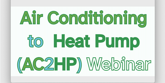 GEC & U.S. Green Building Council California are hosting a free webinar Friday Dec 8 on Zoom to help educate residents on Glendale, California's newly-passed Air Conditioning to Heat Pump (AC2HP) ordinance.